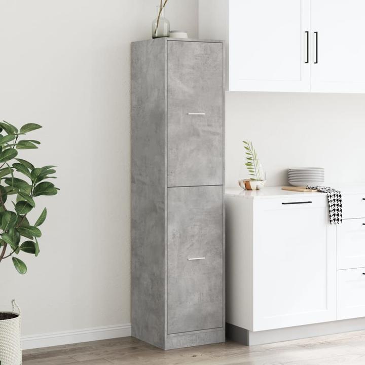 Actual product image VidaXL Pull-out larder unit Tall unit All-purpose unit Concrete grey
