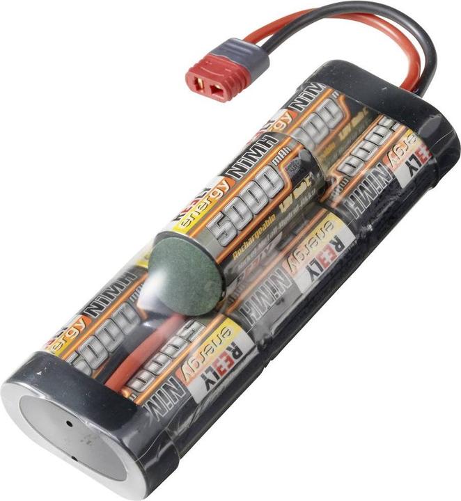 Produktbild Reely Modellbau-Akkupack (NiMh) 8.4V 5000 mAh Zellen-Zahl: 7 Sub-C Hump T-Stecksystem (8.40 V, 5000 mAh)
