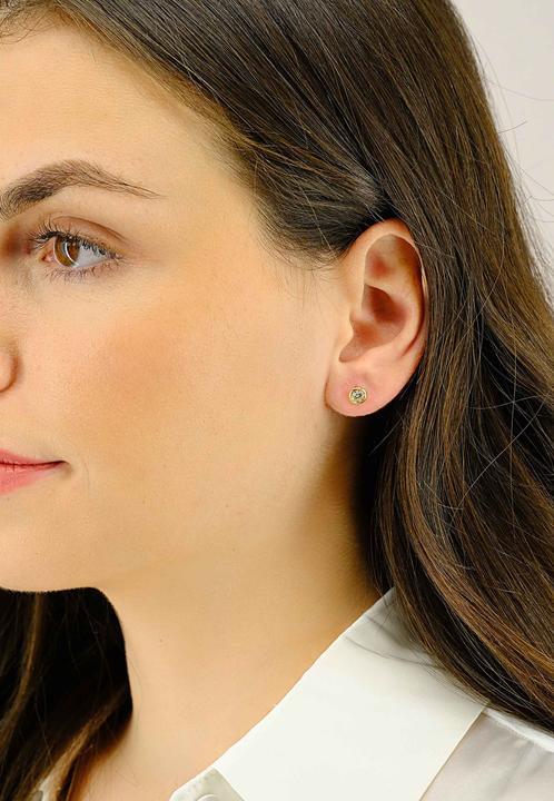 Image du produit Muau Boucles d'oreilles (750/18 K Or jaune)
