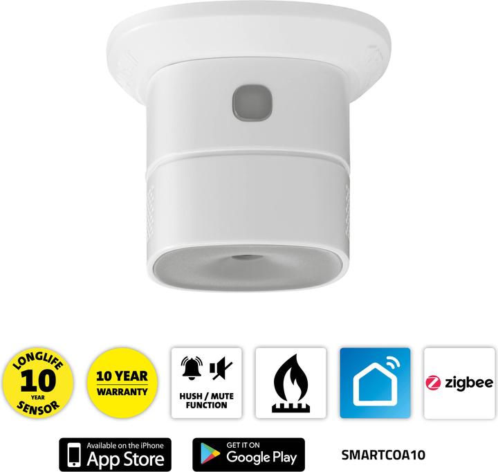 Actual product image Alecto Carbon monoxide detector