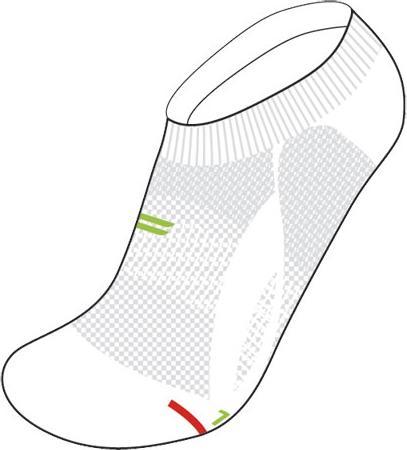 Fuse Running P 100 Frauensocken / 39-42 Weiss (39 - 42)