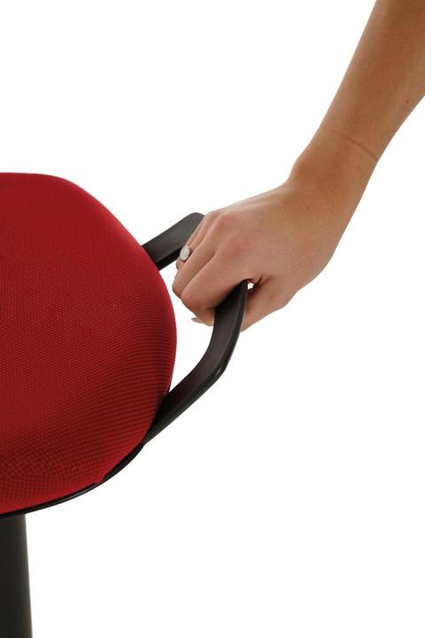 Image du produit Lotz Assis-debout mobile, hauteur réglable 600 - 840 mm, assise rembourrée, habillage