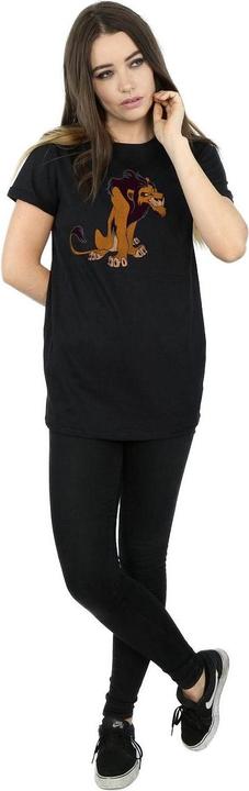 Immagine prodotto The Lion King Maglietta Boyfriend da donna/ragazzo in cotone con cicatrice classica (XL)