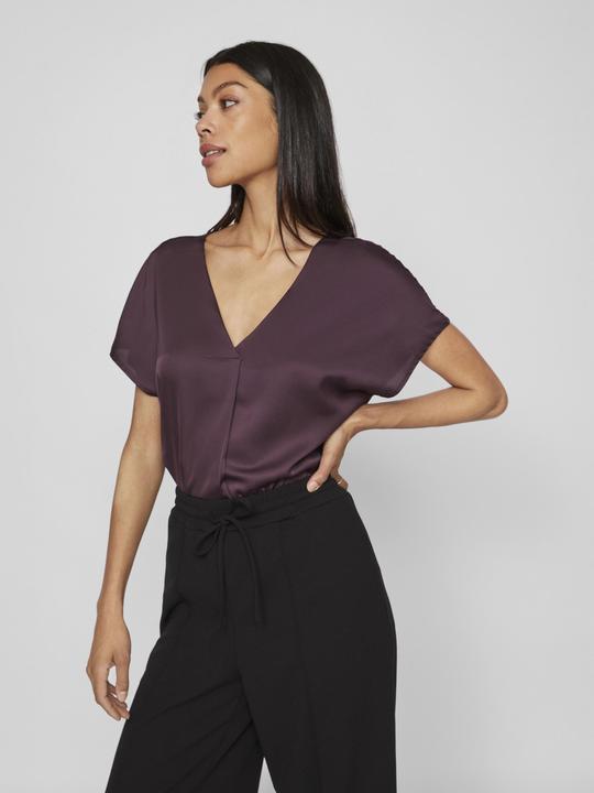 Actual product image Vila V-neck top with short sleeves (34)