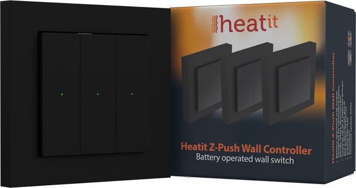 Immagine prodotto Heatit Controlli - Interruttore senza fili Z-Wave+ 700 Z-Push Controllore da parete
