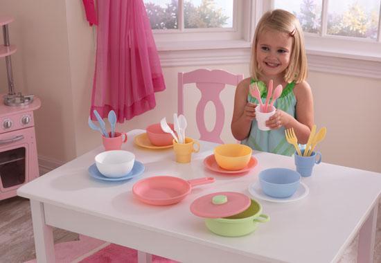 Immagine prodotto KidKraft 27-teiliges pastelfarbenes Koch-Set