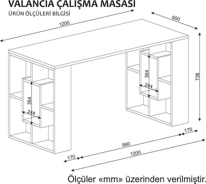 Produktbild Kalune Design Jaden (120 x 74 x 60 cm)