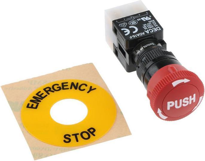 Immagine prodotto Rs Pro Emergency stop switch, 2xDPDT, IP65