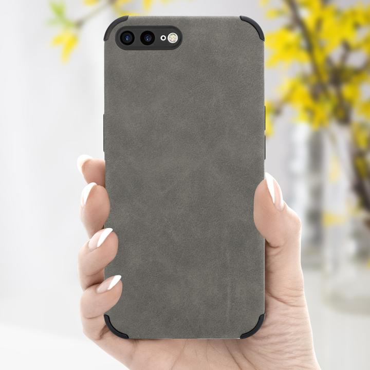 Produktbild Cadorabo Hülle für Apple iPhone 7 PLUS / 7S PLUS / 8 PLUS im TPU Matt Leder LM161 Style (Apple iPhone 7 Plus, Apple iPhone 7s Plus)