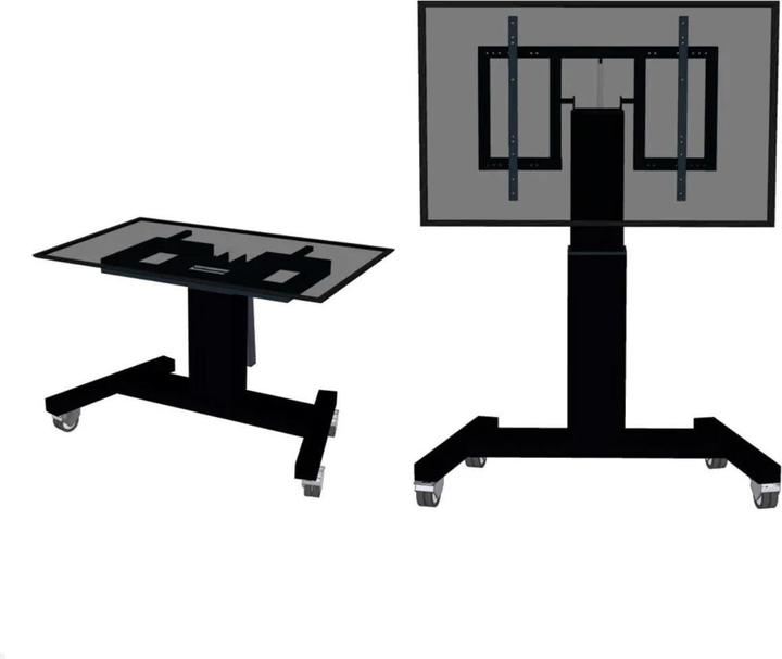 Produktbild Neomounts PLASMA-M2500TBLACK Motorized Floor Stand 106,68-254cm 42-100Zoll VESA 200x200-800x600mm 150kg Höh... (Universal, 100", 150 kg)