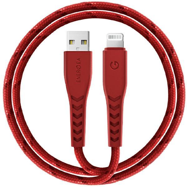 Produktbild Energea kabel Nyloflex USB - Lightning Charge and Sync C89 MFI 1.5m czerwony/red (1.50 m, USB 3.2 Gen 1)