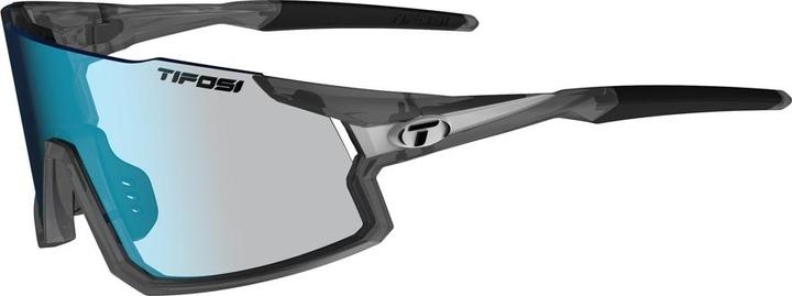 Tifosi STASH CLARION FOTOTEC Brille matt rauchfarben (1 Clarion Blue Glas PHOTOCHROME 74 %-14 % Lich