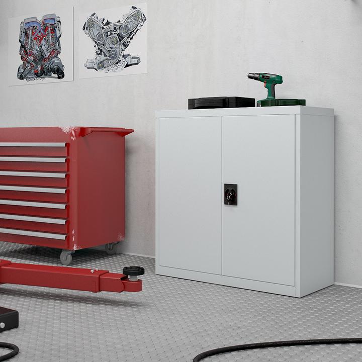 Produktbild Vicco Metallschrank (85 x 39 x 90 cm)
