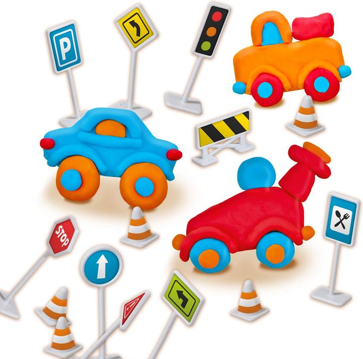 Actual product image Ses Creative Plasticine Set Road Traffic