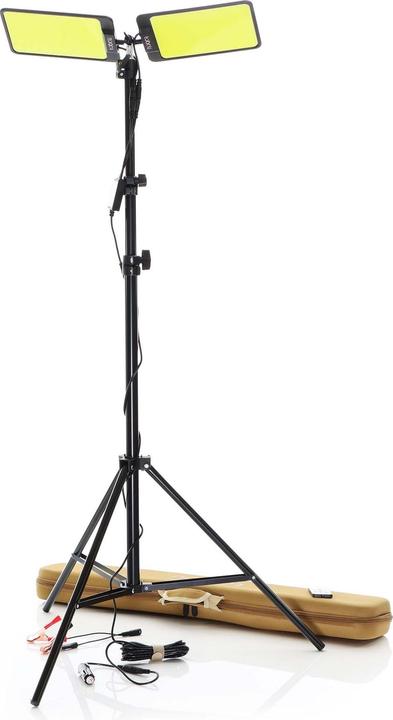 Produktbild Wiltec Campinglampe höhenverstellbar V3 LED Strahler 55W 11000 lm Anschluss 12V
