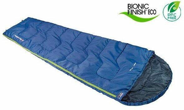 Productafbeelding High Peak Slaapzak Action 250 blauw-donkerblauw (220 cm)