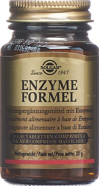 Actual product image Solgar Enzymes Formula Chewable (50 Piece, Pills, 130 g)