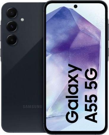 Productafbeelding Vodafone Samsung Galaxy A55 5G (128 GB, Geweldige marine, 6.60", Hybride dubbele SIM, 50 Mpx, 5G)