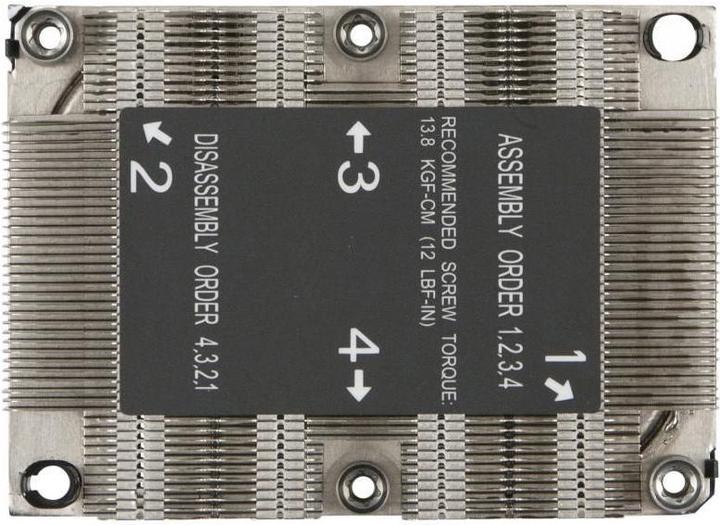 Productafbeelding Supermicro 1u Passieve Cpu Koelplaat (25.50 mm)