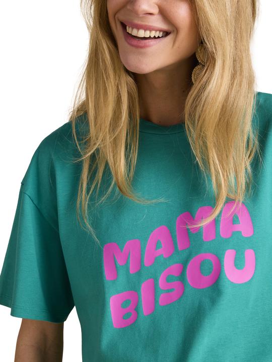 Actual product image Envie de Fraise Bio-Kollektion: Umstands-T-Shirt mit Print Mama bisou (42)