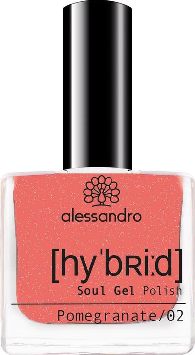 Immagine prodotto Alessandro Smalto per unghie Hybrid 109 Pomegranate (109 Melograno, Smalto per unghie effetto gel)