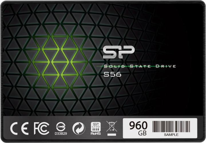 Silicon Power Slim S56 - 480 GB SSD - internal - 2.5" (6.4 cm) (480 GB, 2.5")