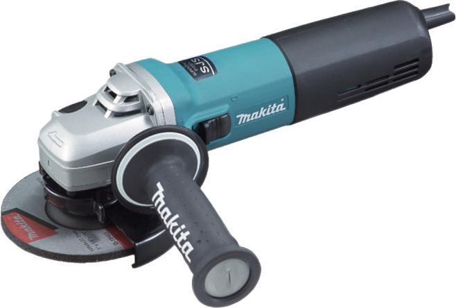 Produktbild Makita 9565PCV01 Winkelschleifer, 1400 W, 125 mm, SJS, 2800-11000 min-1, Paddelschalter, Anti-Vibrations-Se (125 mm)