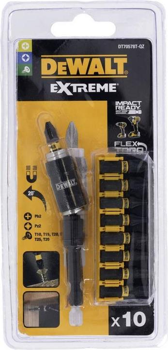 Immagine prodotto DeWalt BitSet (25 mm, 30 mm, 15 mm, 20 mm, 10mm)