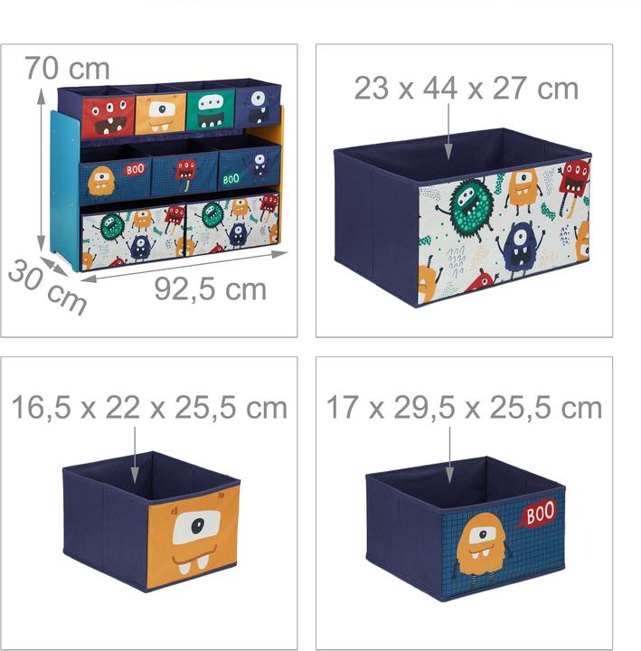 Actual product image Relaxdays Children shelf