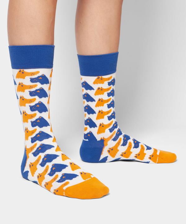 DillySocks Two-Faced Dog (Einzelpack, 36 - 40)