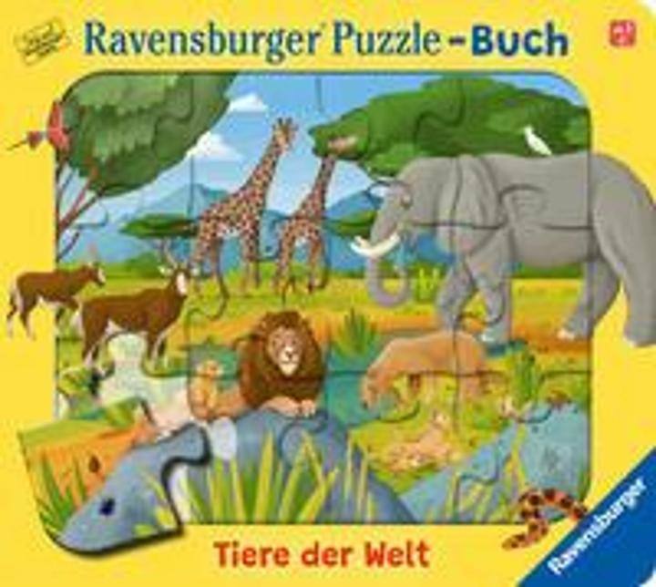 Actual product image Ravensburger Puzzle-Buch: Tiere der Welt (12 pieces)