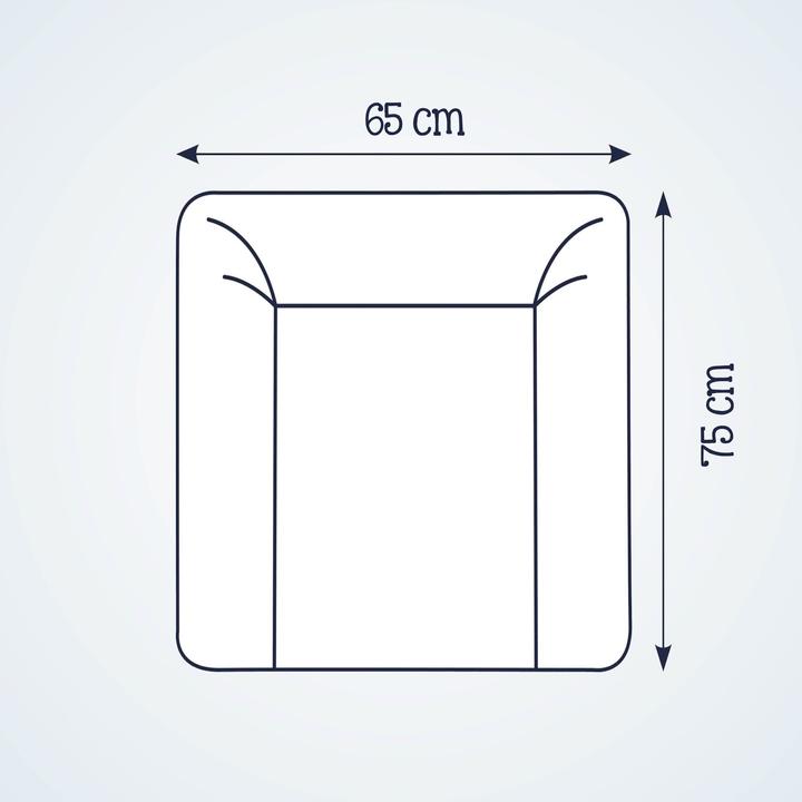 Actual product image Julius Zöllner Softy" changing mat, Sunrise