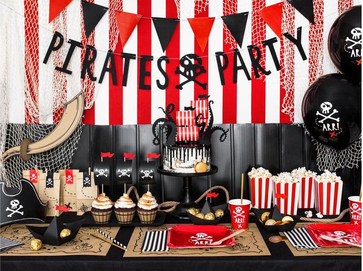 Produktbild Partydeco Luftballons Piraten (6St.) (6 x)