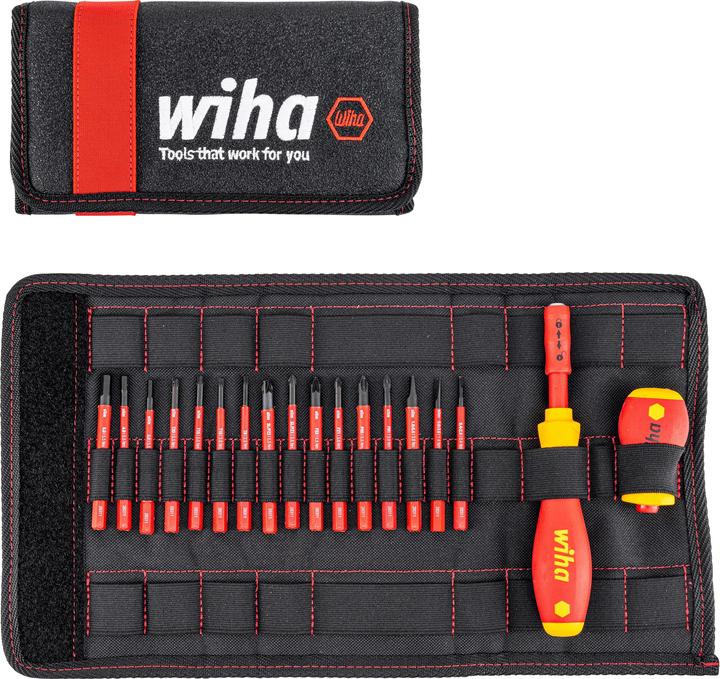 Produktbild Wiha Schraubendreher und Bit Set (Schlitzschrauben, Innensechskant, Torx (TX), Pozidriv-Kreuzschlitz (PZ), Phillipps-Kreuzschlitz (PH))