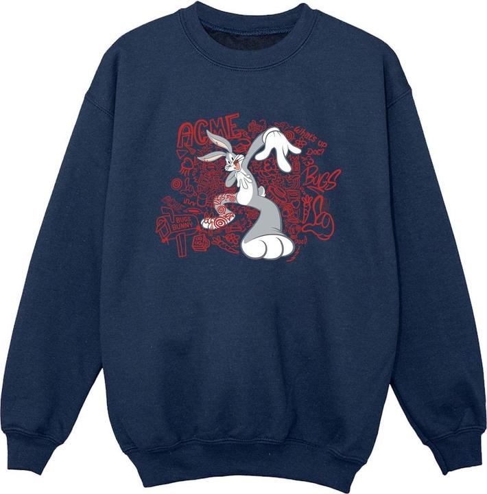 Looney Tunes ACME Doodles Bugs Bunny Sweatshirt Jungen