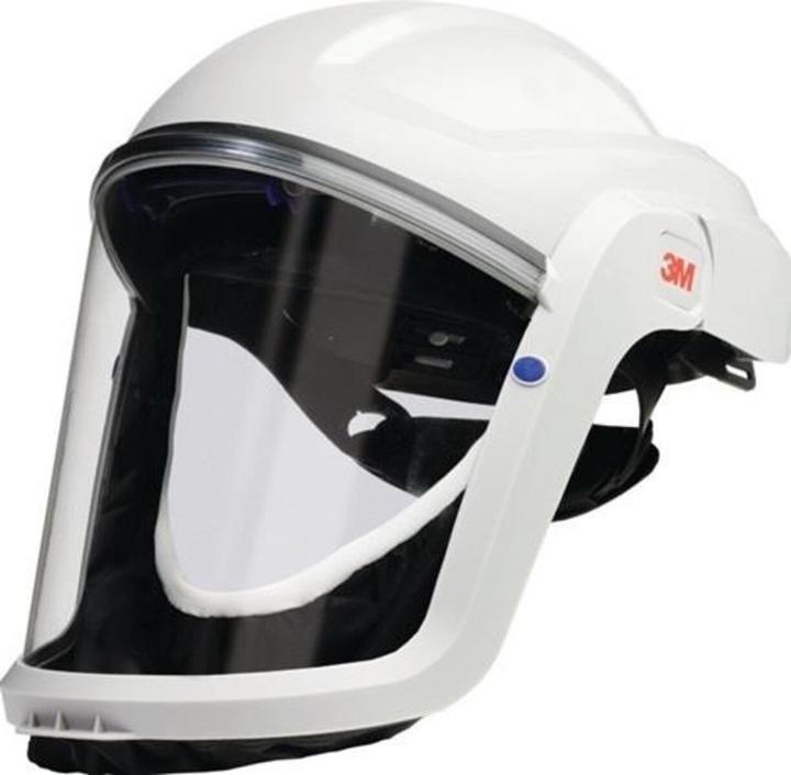 Actual product image 3M Visor head part Versaflo M-206N polycarbonate clear, with comfort face cover