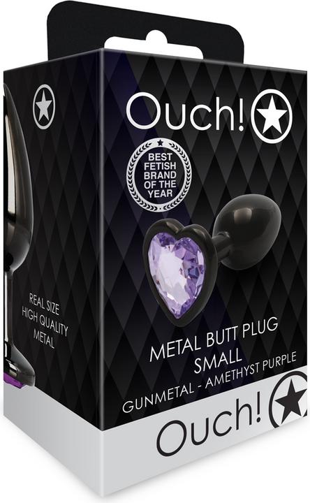 Produktbild Ouch! Heart Gem Butt Plug - Small