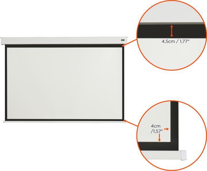 Produktbild Celexon V2.0 Batterie Professional Plus 220 x 165 cm Motorleinwand (64.96", 4:3)
