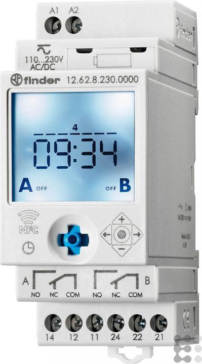 Actual product image Finder Timer for top-hat rail B