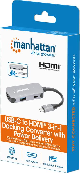 Produktbild Manhattan 130707 (USB-C, 3 Ports)