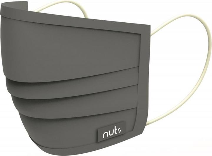 Nuts HEIQ Viroblock Textile Mask Anthracite (1 x)