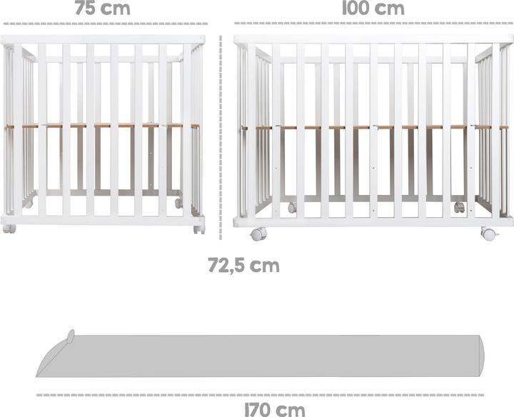 Immagine prodotto Roba Playpen (75 cm, 100 cm, MDF)