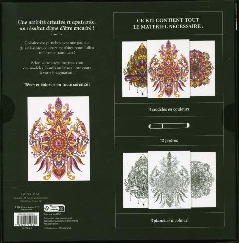 Image du produit Larousse pratique Mon kit mandalas : dessins au feutres