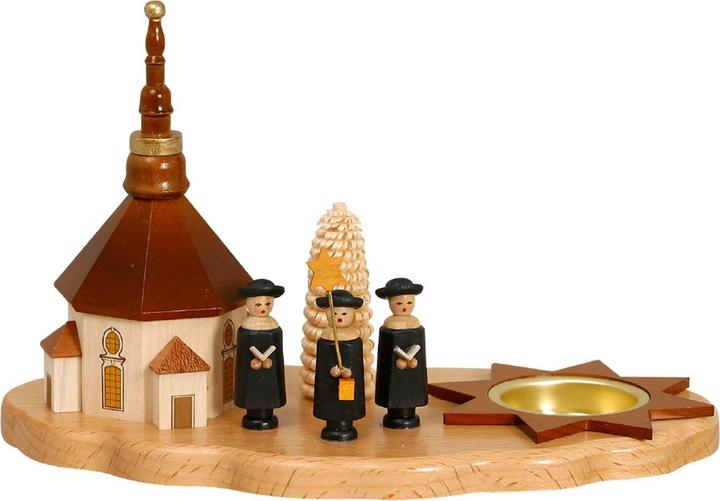 Produktbild Zeidler Holzkunst Kerzenhalter Seiffener Kirche