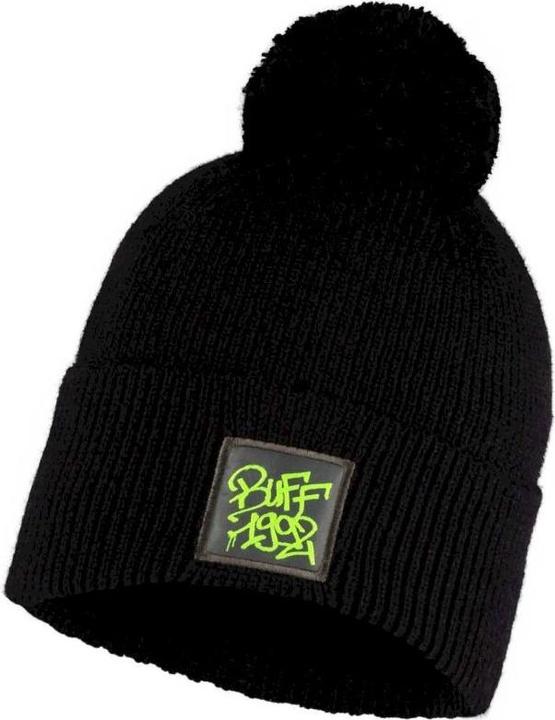 Buff Jr Knitted Hat Deik Black (One Size)