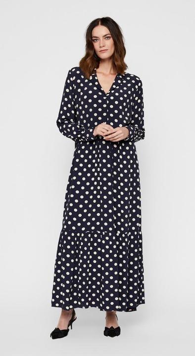 Produktbild Yas Polka Dot Viskose Blusenkleid (XS)