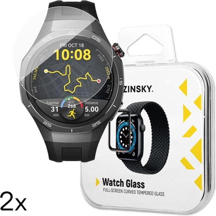 Actual product image Wozinsky 2x Full Glue Huawei Watch GT 5 / GT 5 Pro / GT 4 / GT 4 Pro / GT 3 / GT 3 Pro (42 mm)