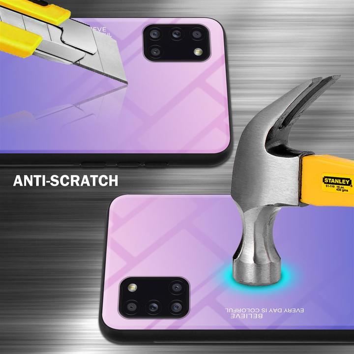 Produktbild Cadorabo TPU 2 Farben Glas Cover (Samsung Galaxy A31)