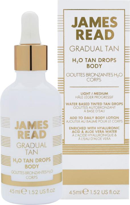 Actual product image James Read Gradual Tan H2O Tan Drops (Self tanning serum, 45 ml)
