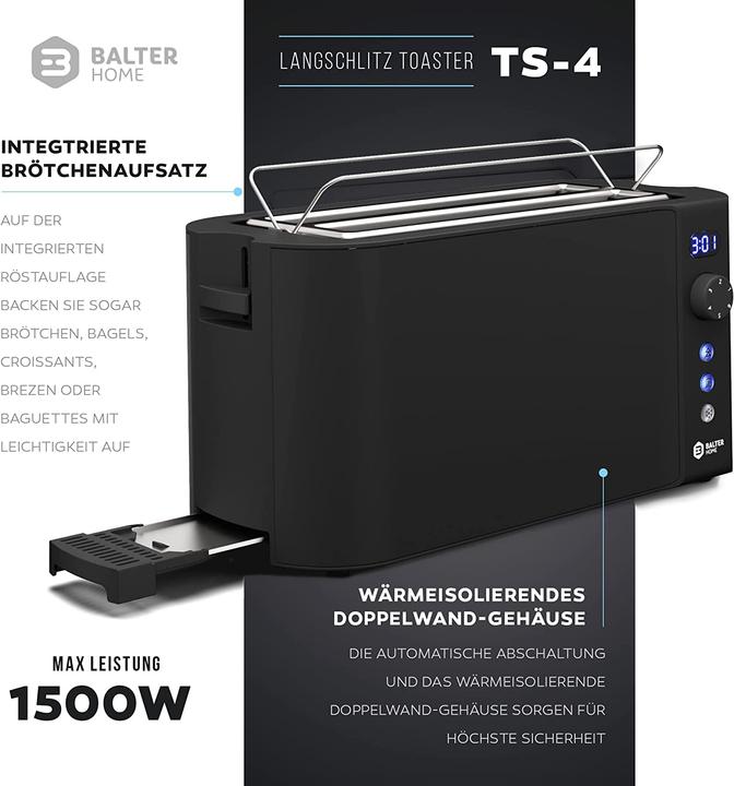 Produktbild Balter Langschlitztoaster TS-04-LCD